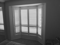 Shaped Bay Window Plantation Shutters