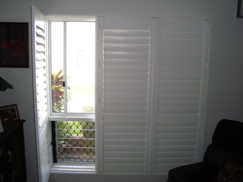 Composite Hinged Shuttersinside Blinds Venetians Window