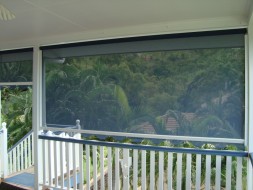 Side Channel Fabric Patio Verandah Blinds