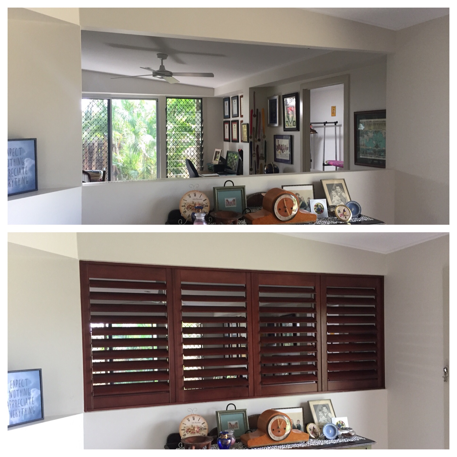 TRANSFORM YOUR HOME WITH STAINED TIMBER SHUTTERS