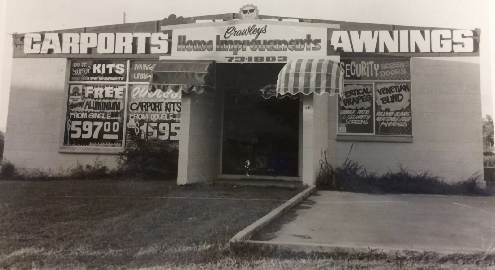 CRAWLEY BLINDS HISTORY FROM THE BEGINNING TO NOW